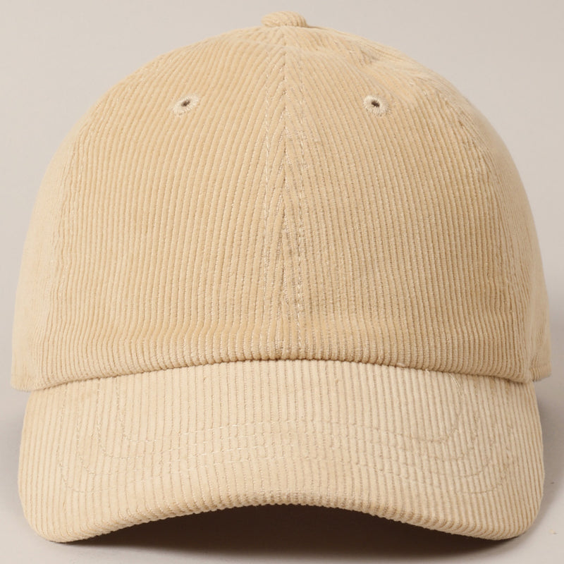 Kids Corduroy Baseball Hat