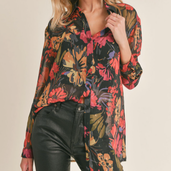 Among The Stars Woven Top