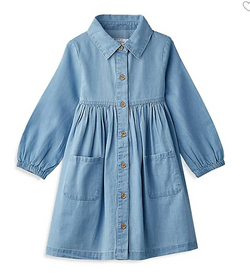 Chambray Button Down Dress