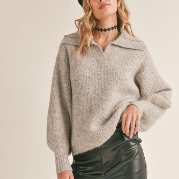 Cheyenne Collared Sweater
