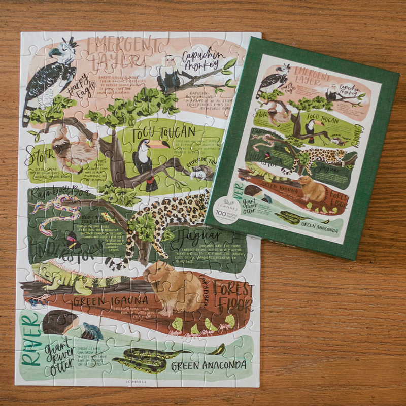 Amazon Jungle 100pc Puzzle