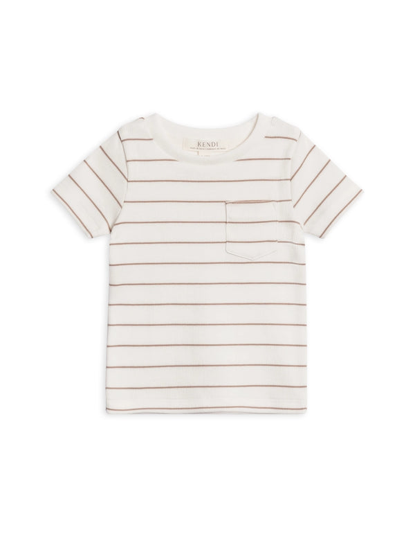 Lou Ribbed Pocket Tee