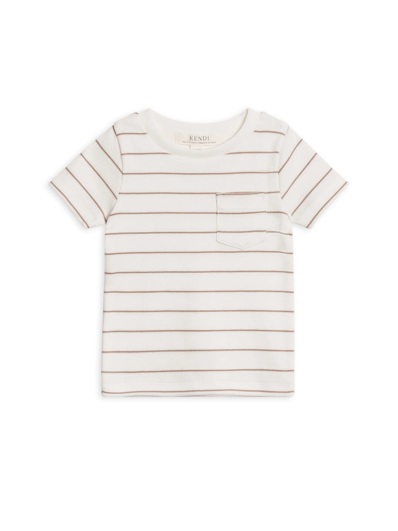 Lou Ribbed Pocket Tee