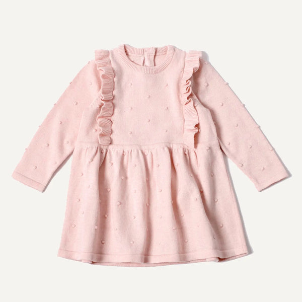 Milan Ruffle Knit Dress