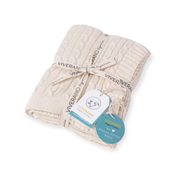 Mini Cable Knit Blanket