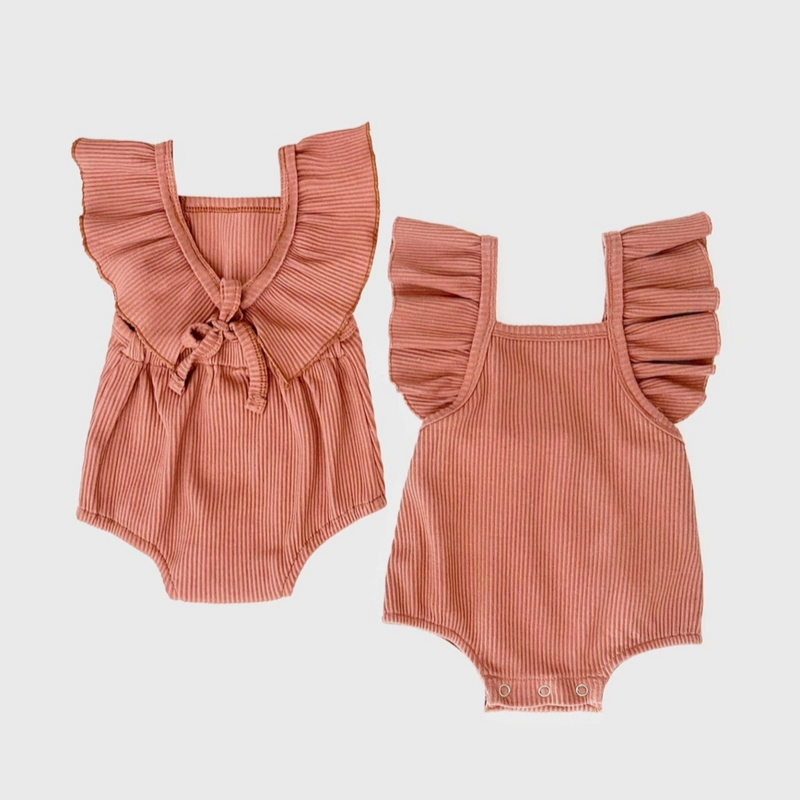 Rosie Ruffle Strap Romper