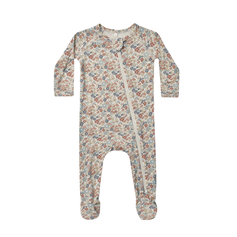 Ronnie Bamboo Zip Footie