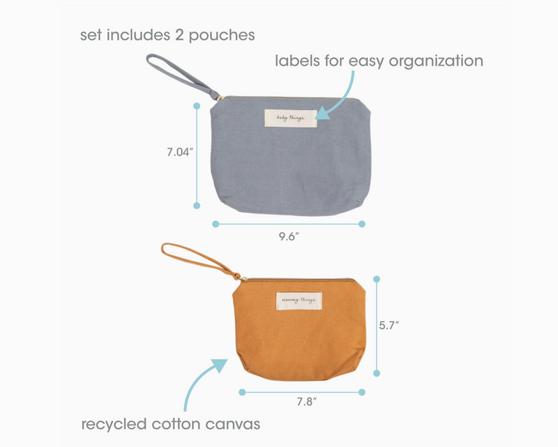 Mom and Baby Pouch Set