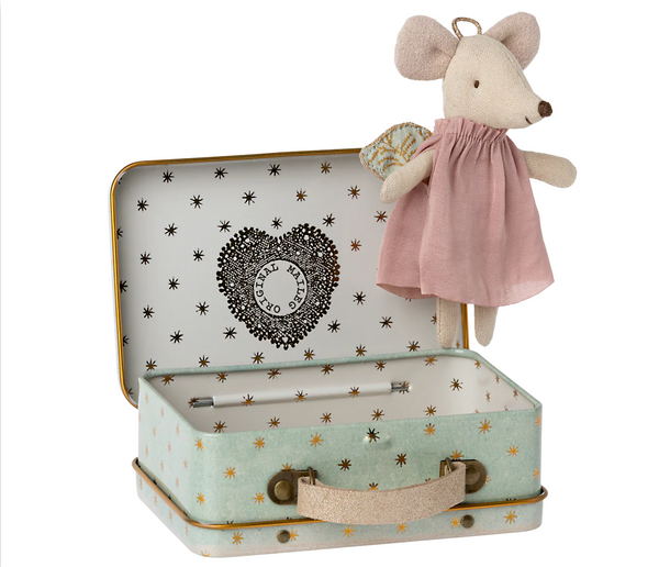 Angel Mouse in Suitcase | Little Sister