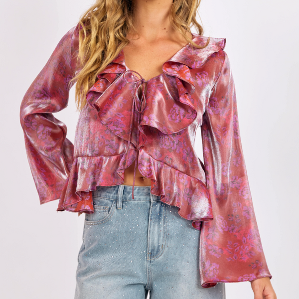 Floral Glow Top