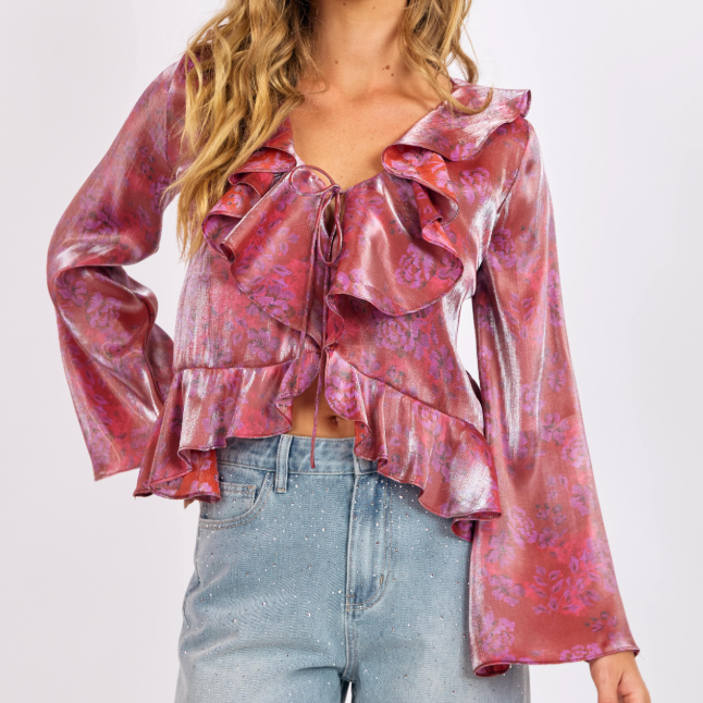Floral Glow Top