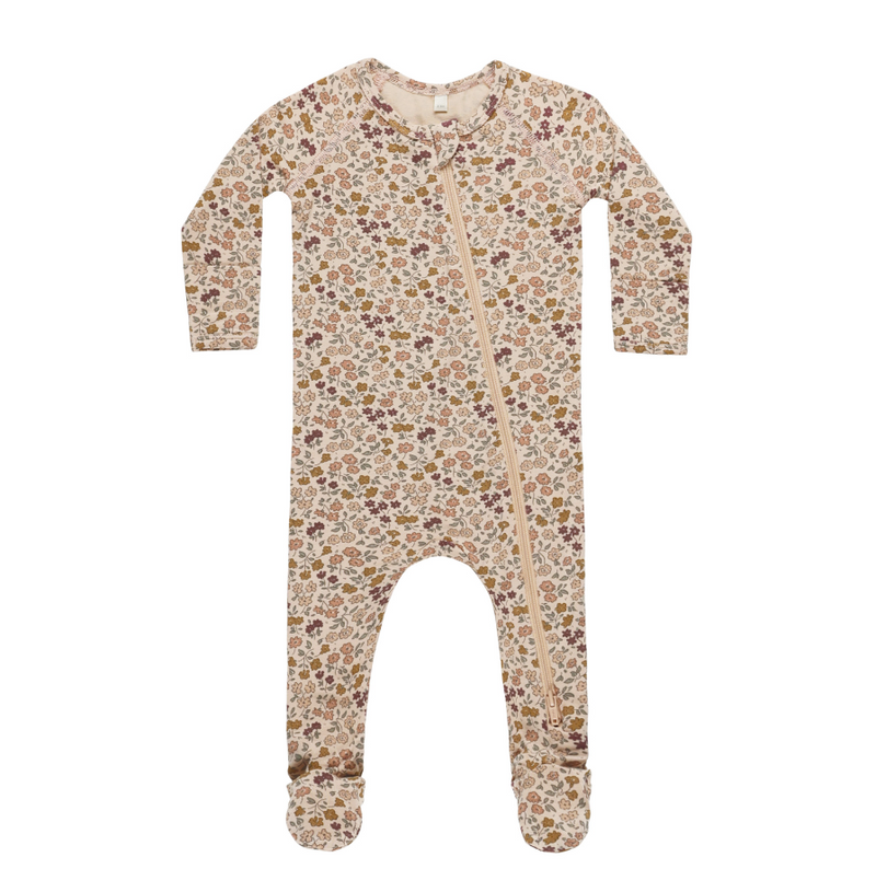 Ronnie Bamboo Zip Footie