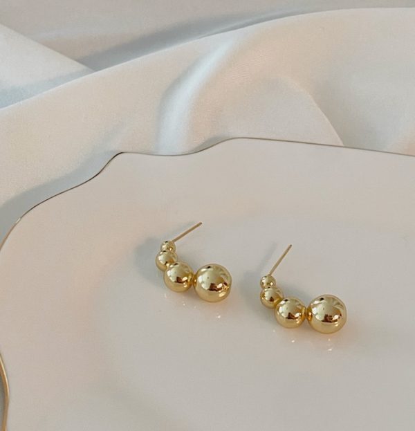 Goldie Ball Earrings