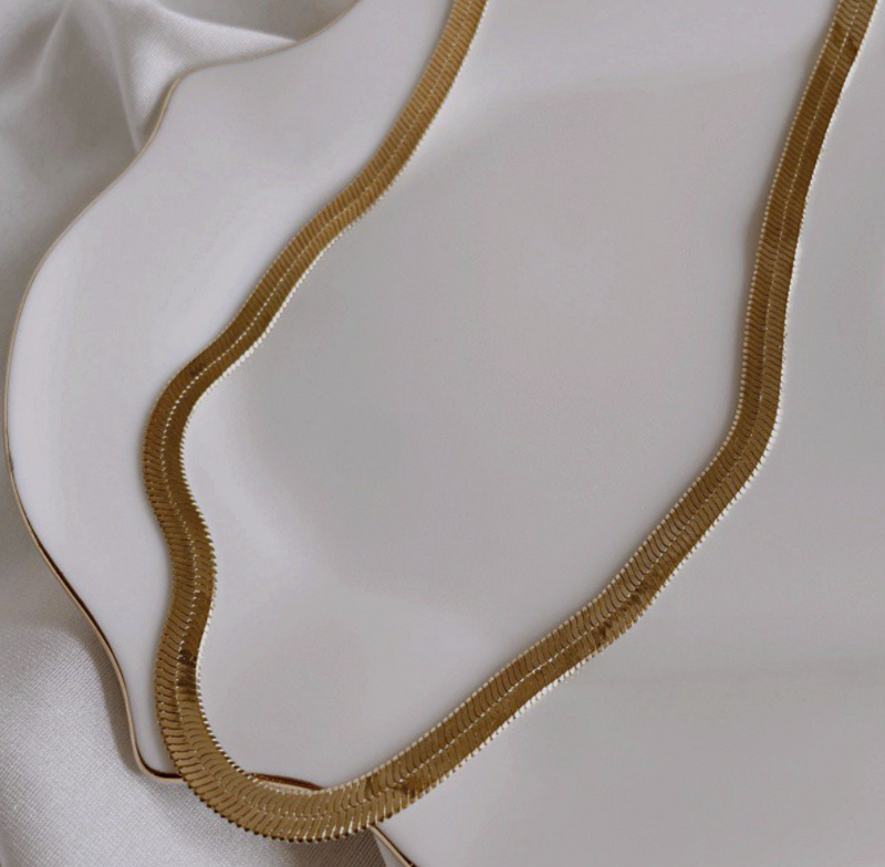Herringbone Chain Necklace
