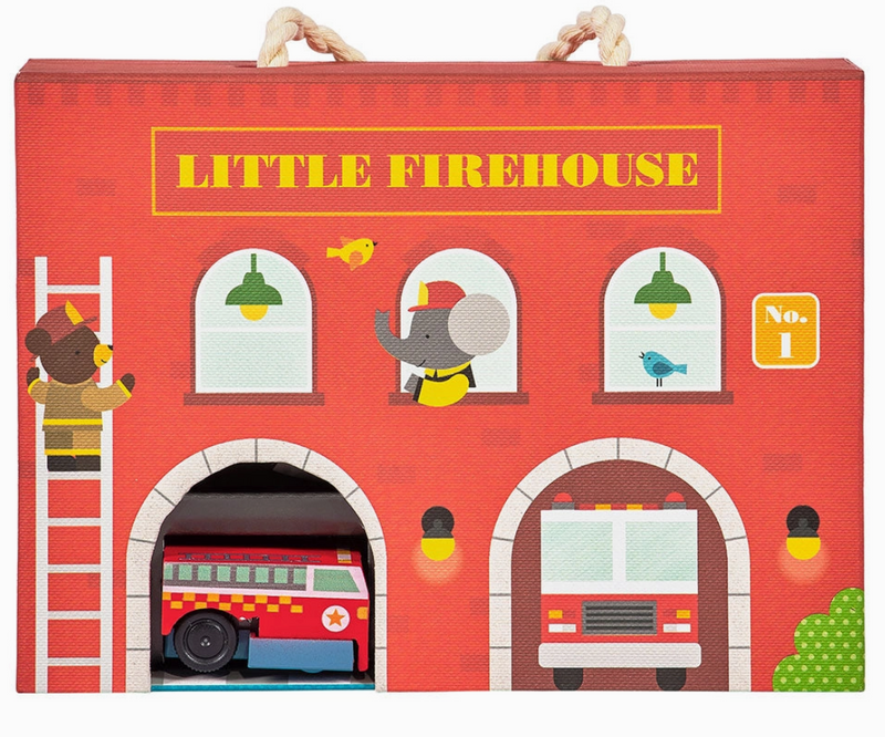 Wind Up & Go Fire Station Play Set