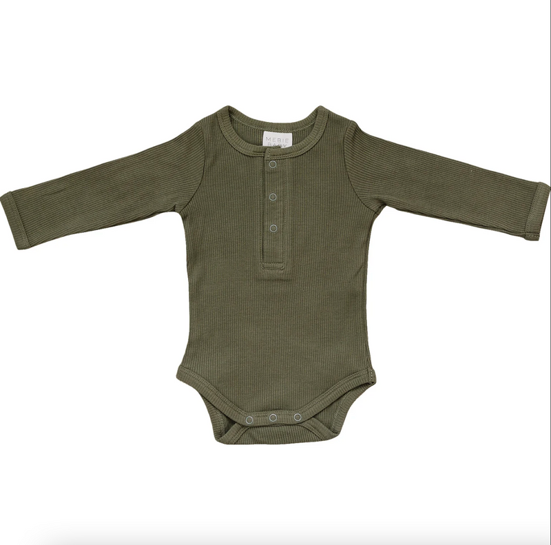 Organic Snap Ribbed Bodysuit