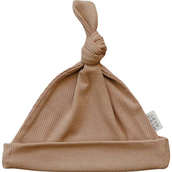 Ribbed Bamboo Newborn Knot Hat