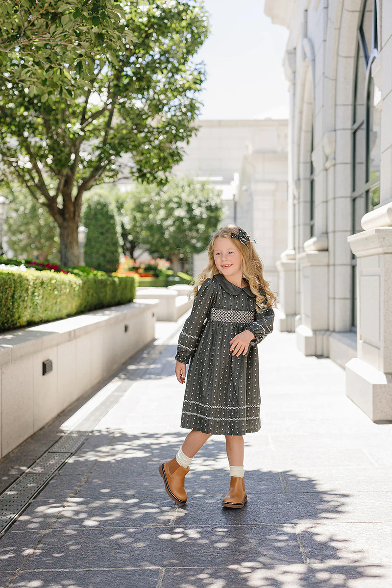 Tawney Smocked Dress