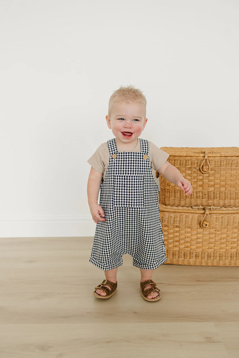 Jesse Gingham Overalls