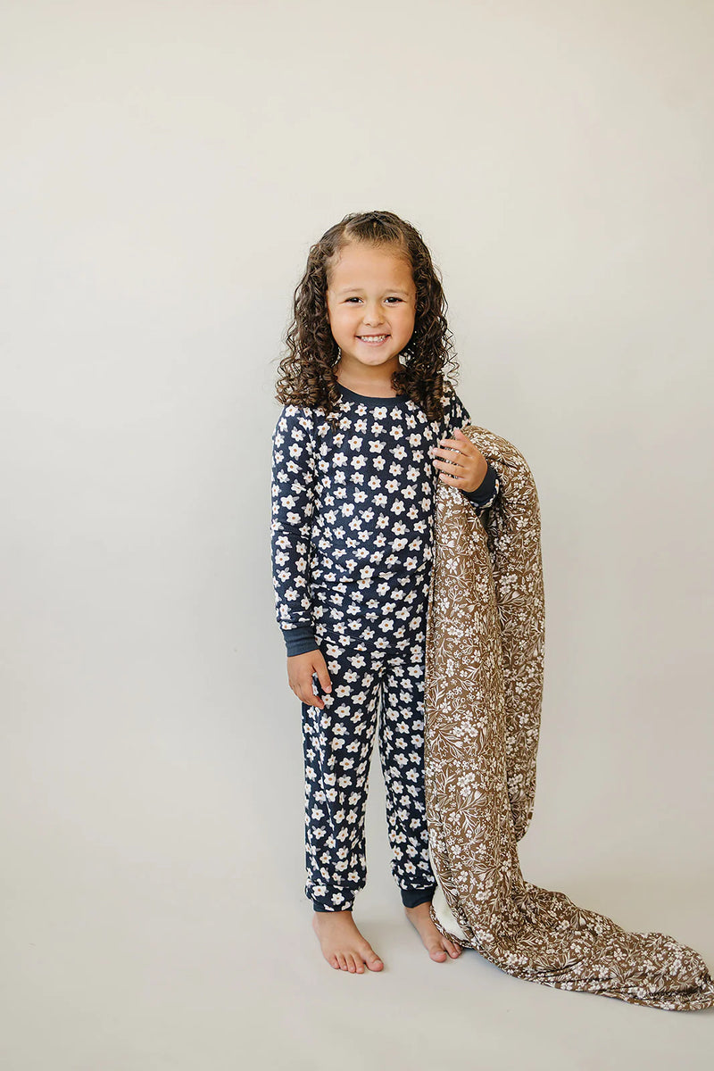 Floral Bamboo Fleece Quilt