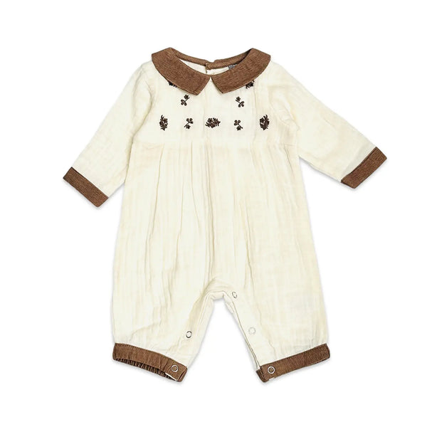 Crinkled Muslin Jumpsuit