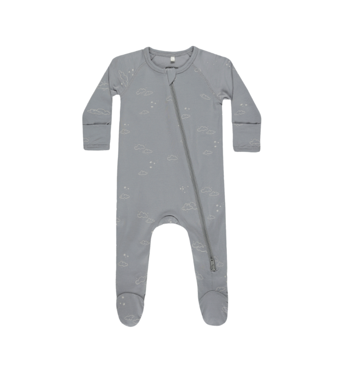 Ronnie Bamboo Zip Footie