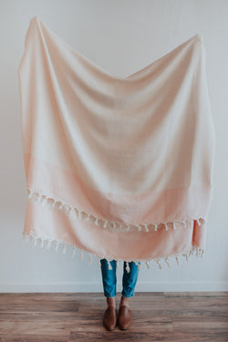 Freya Throw | Blush