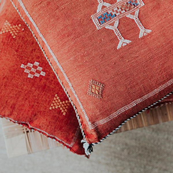Sabra Pillows are perfect for adding a refined boho vibe to any space.  Choose from soft, subtle neutrals, bright, vibrant colors or mix and match a few for an eclectic feel. 