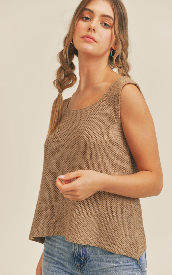 Easy Evening Sweater Tank