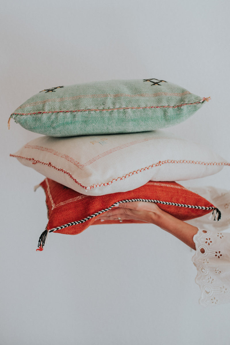 Sabra Pillow | Burnt Red