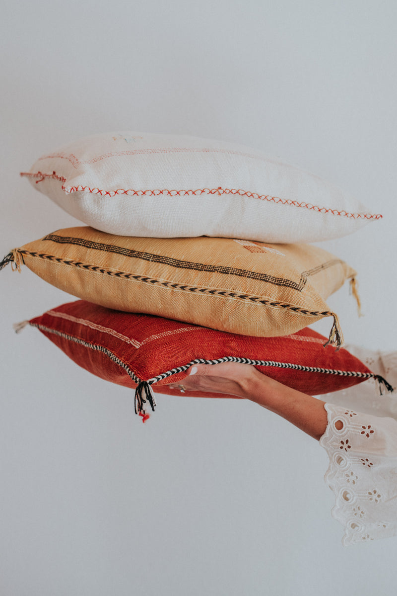 Sabra Pillow | Burnt Red
