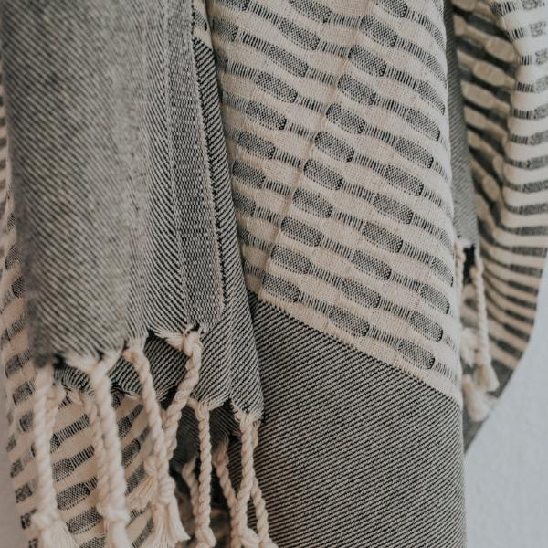 Crafted from the highest-quality cotton, Turkish towels are ultra-absorbent, lightweight, quick to dry, and make a great alternative to standard towels. 