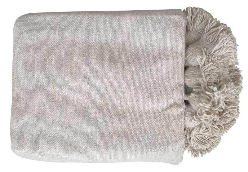 Natural-Pom-Pom-Cotton-Wool-Blanket-Bon-Ton-Studio