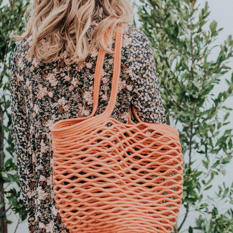 Luna Cotton Rope Tote | Nutmeg