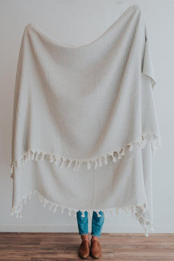 Crafted from pure cotton, our Turkish Throws are made for those at-home days.