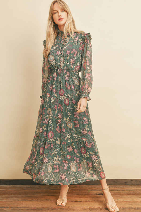 Rising Up Midi Dress