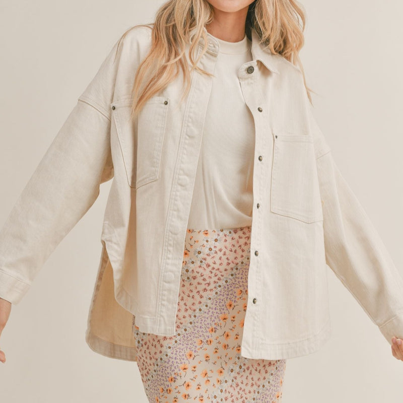 Sandcastle Oversized Denim Shirt