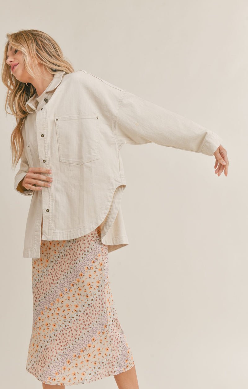Sandcastle Oversized Denim Shirt