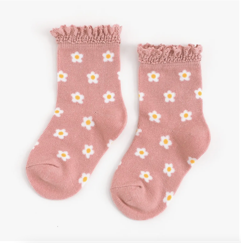 Blush Flowers Socks