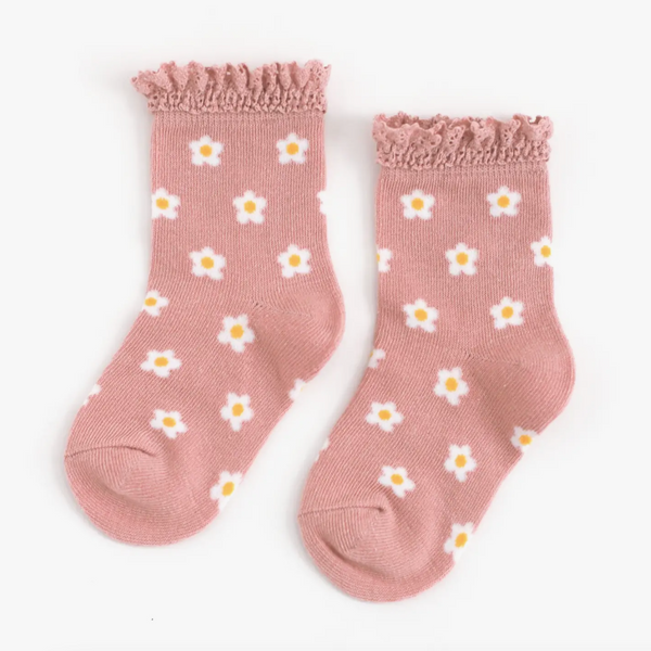 Blush Flowers Socks
