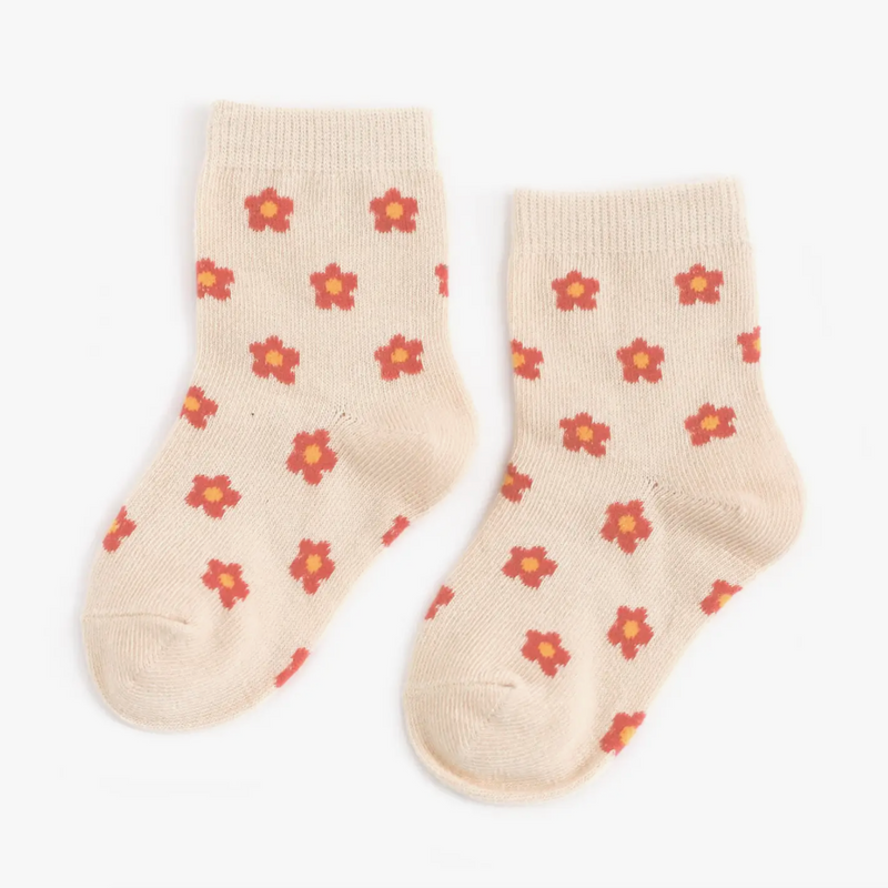 Vanilla Flower Socks