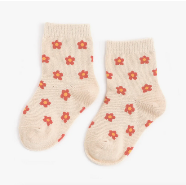 Vanilla Flower Socks