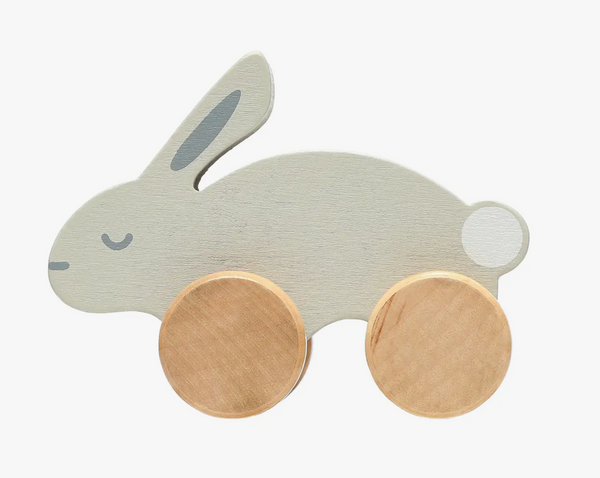 Wooden Bunny Push Toy