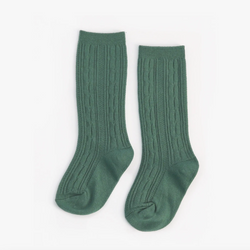 Cable Knit Knee High Socks