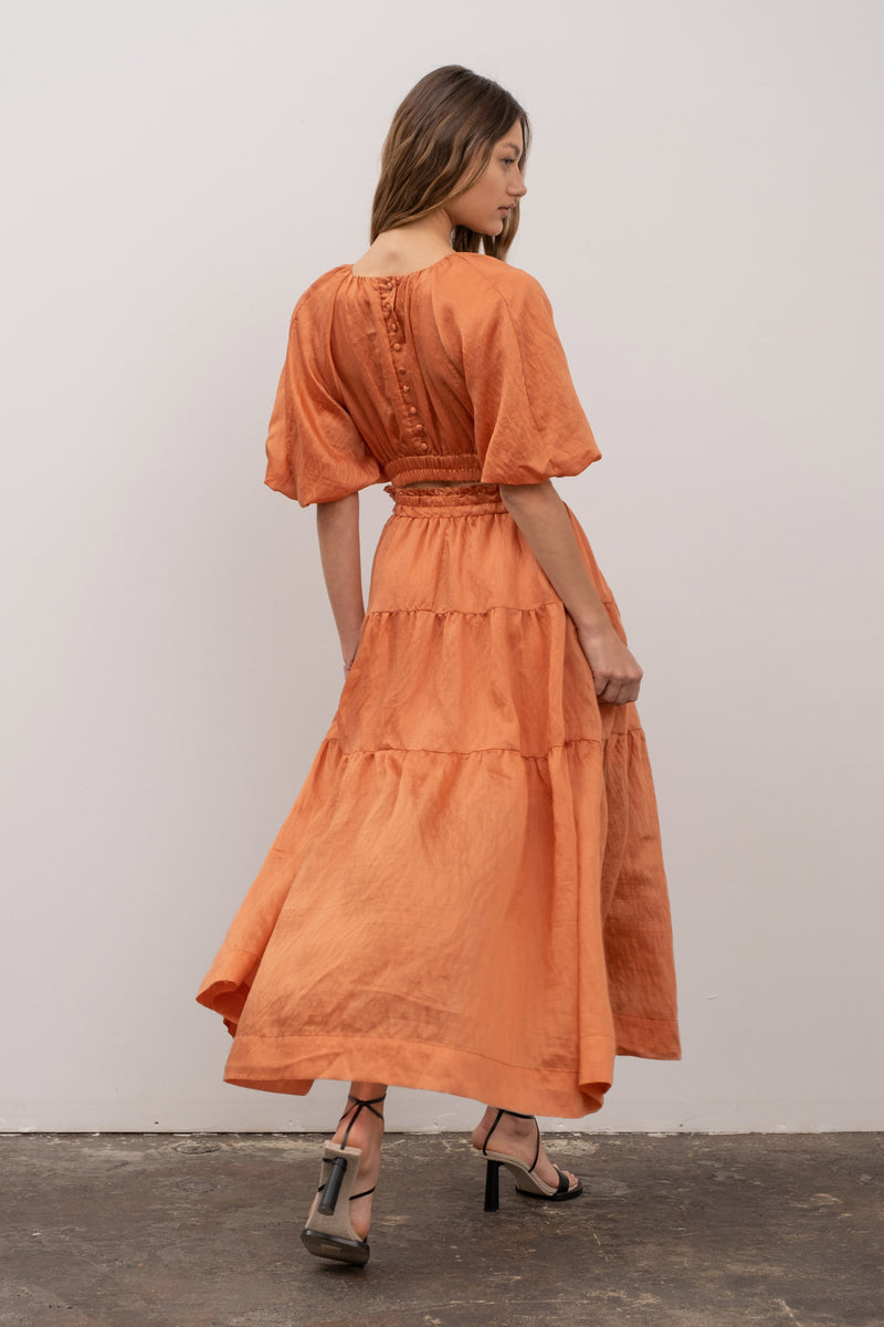 Tara Cutout Midi Dress