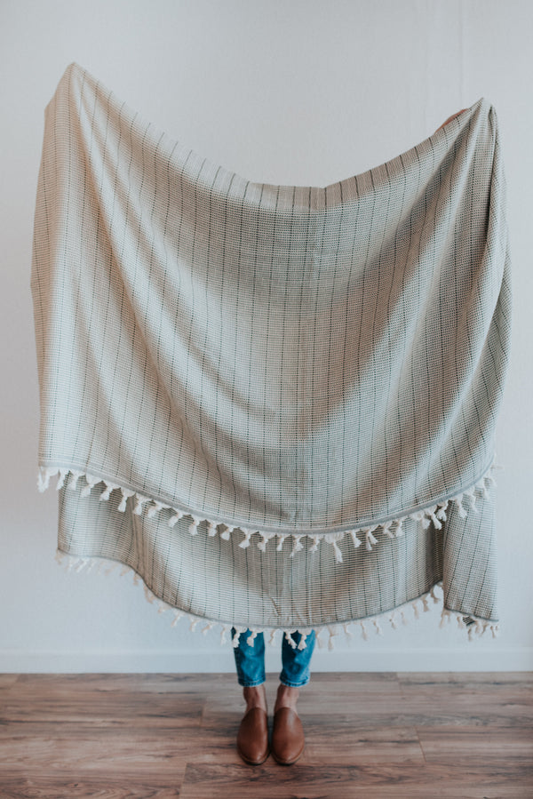 Crafted from pure cotton, our Turkish Throws are made for those at-home days.
