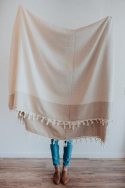 Crafted from pure cotton, our Turkish Throws are made for those at-home days.