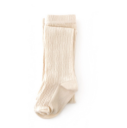 Kid's cable-knit tights