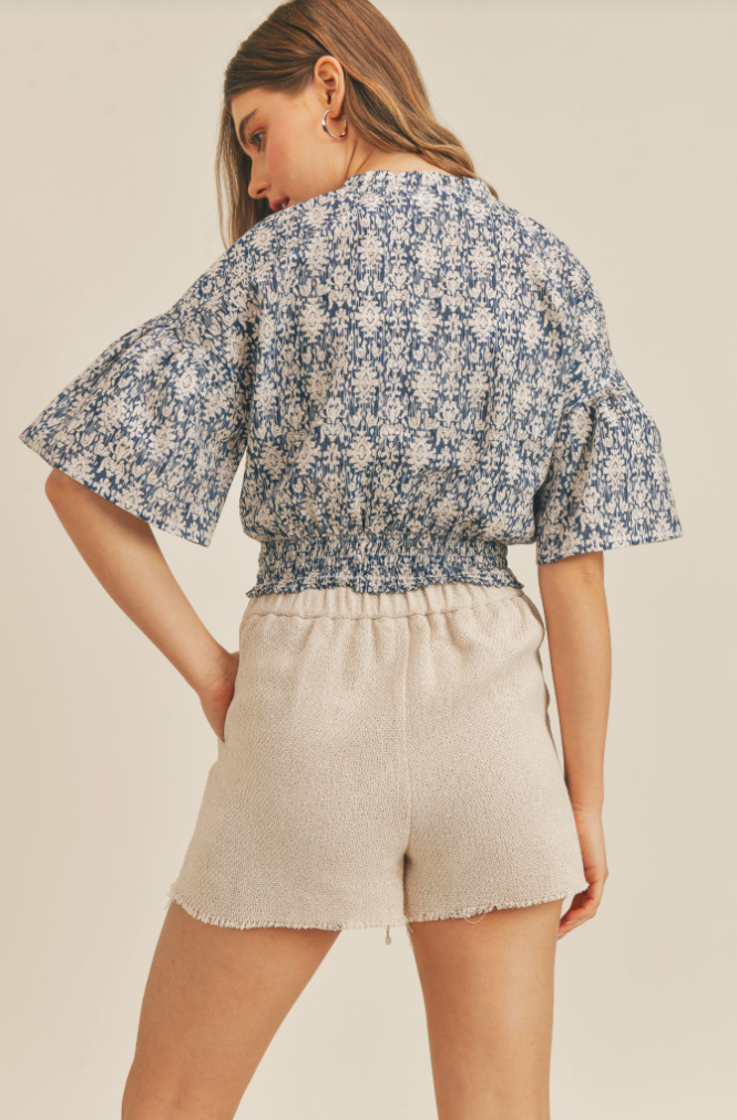 Walk With Me Tassle Blouse