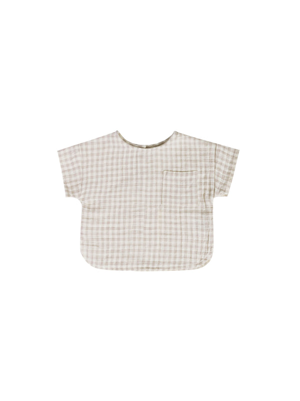 Woven Boxy Top